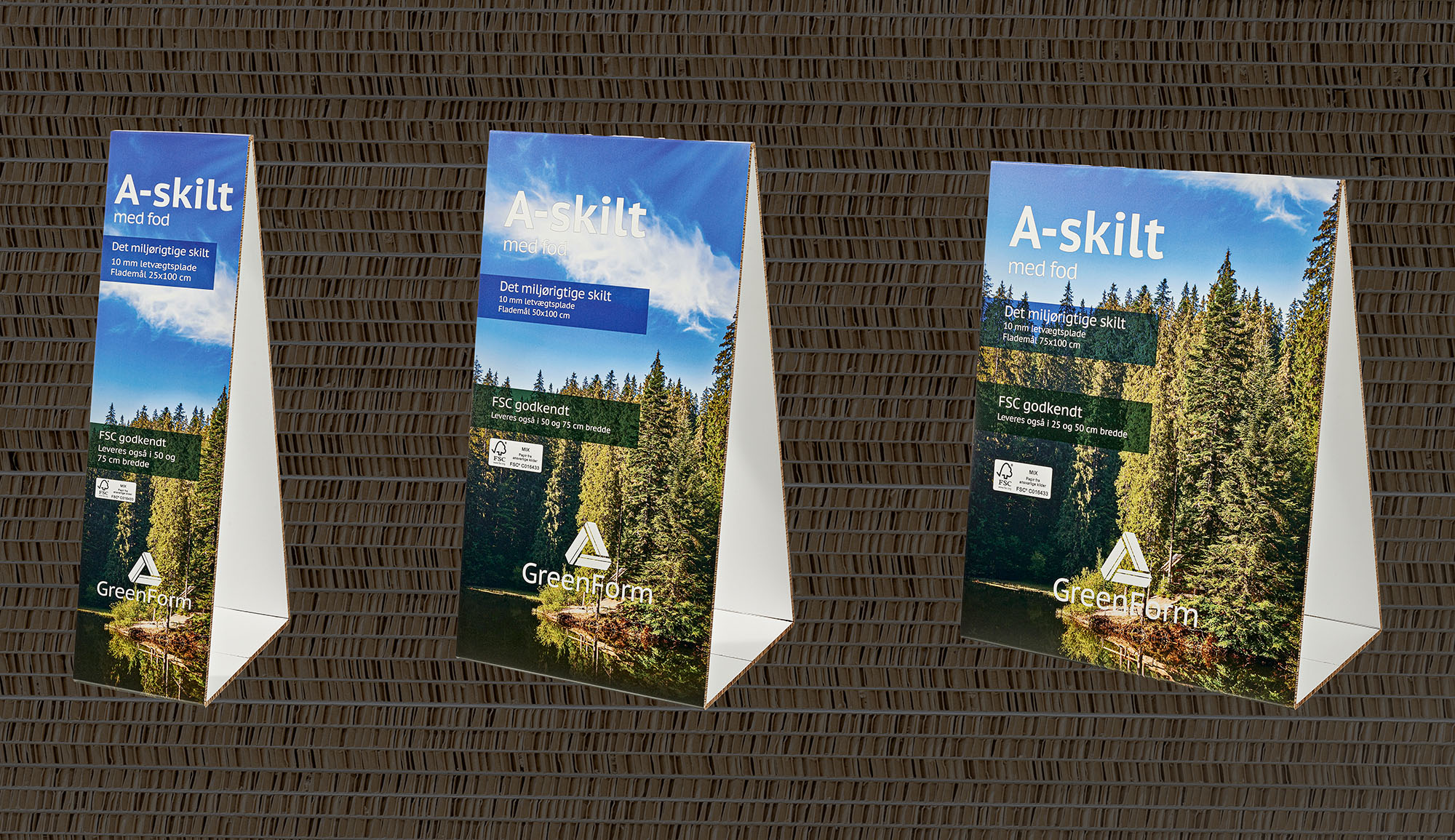 GreenForm® A-Skilt – billede 2